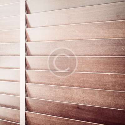 50mm Teak Extended Drop Wooden Venetian Blinds